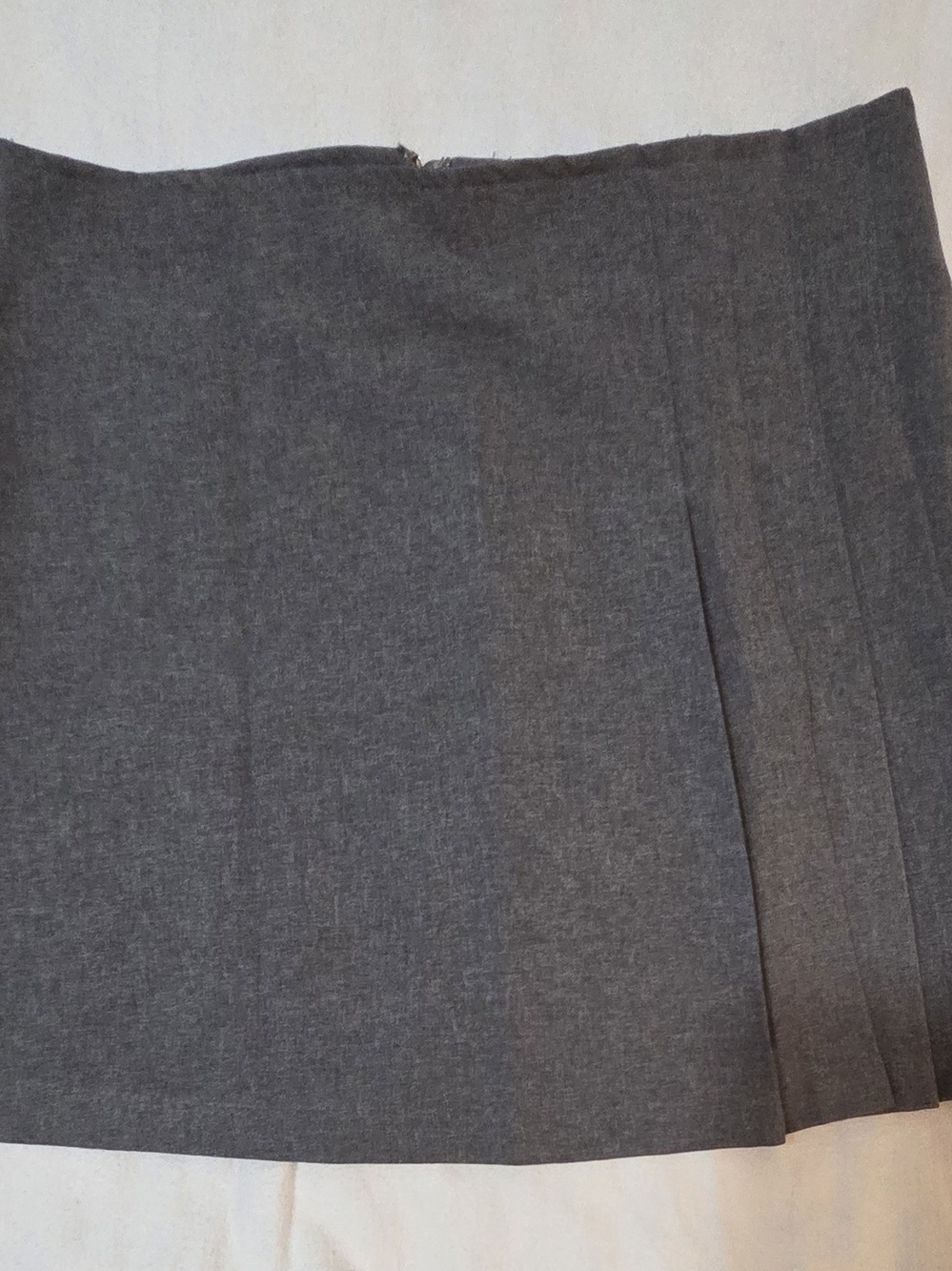 No Boundaries Charcoal Gray Mini Pleated Skirt